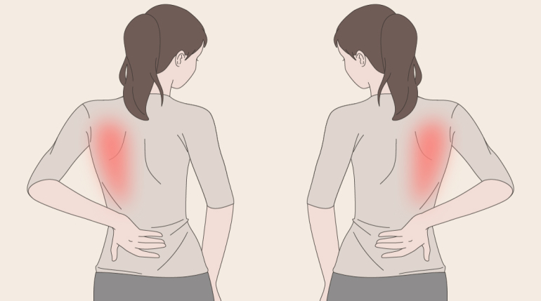 Боль в спине слева или справа